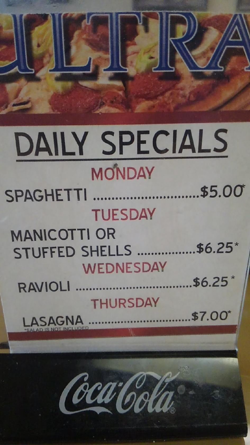 Menu At San REMO Pizza Restaurant Apollo Beach