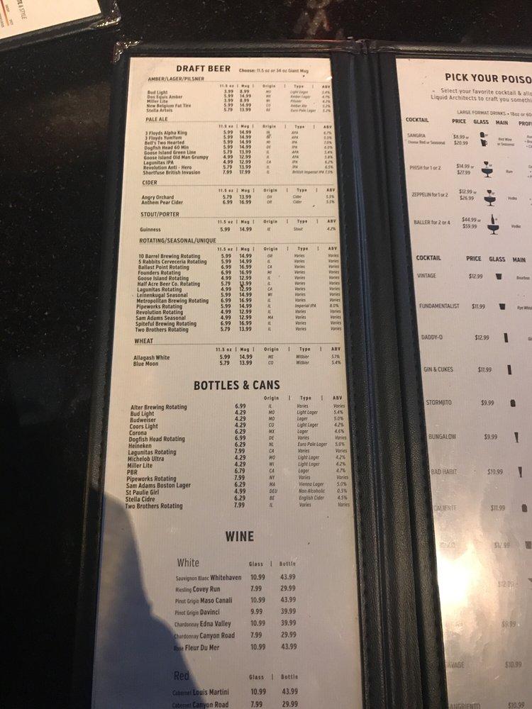 Menu at Kings Dining & Entertainment pub & bar, Rosemont, 5505 Park Pl