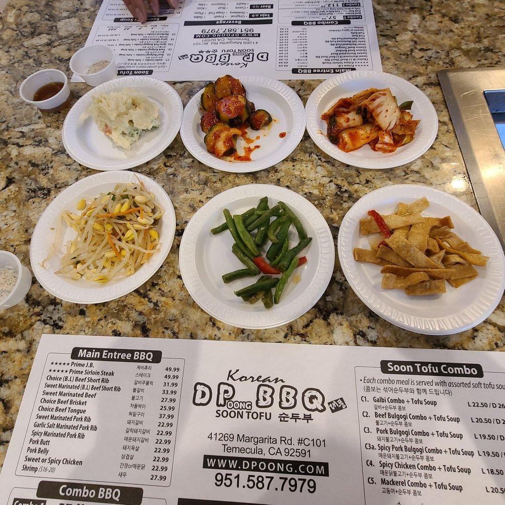 Menu at Dpoong Korean BBQ, Temecula