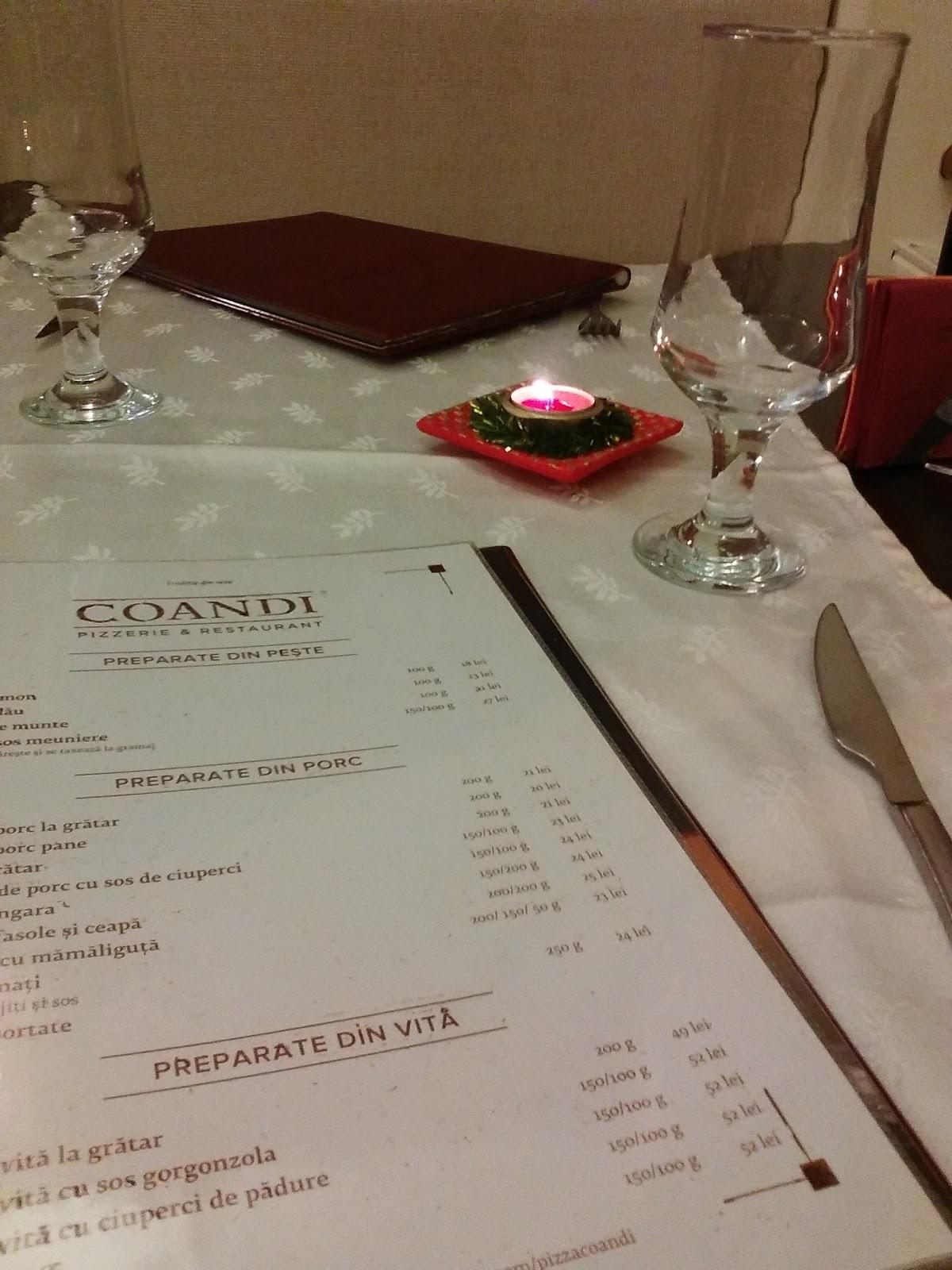 Menu At Pizza Coandi Arad