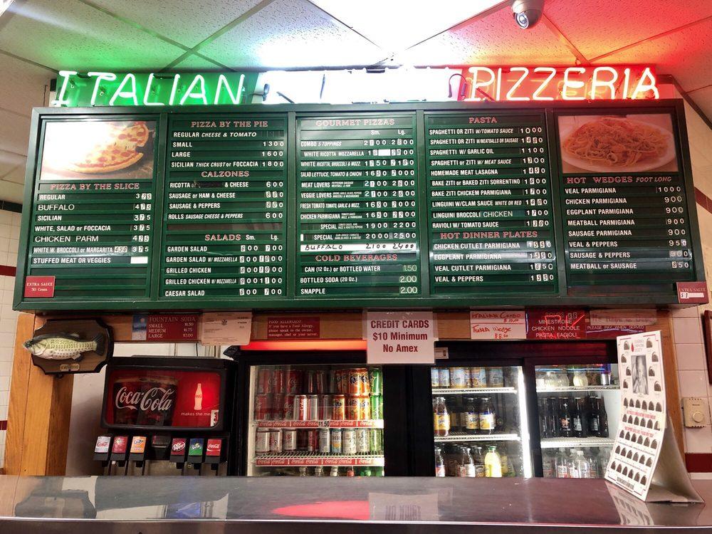 Menu at Italian Pavilion Pizzeria, White Plains
