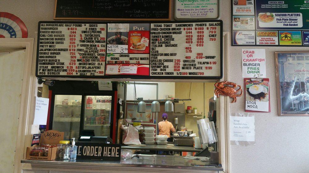 Menu at Riverside Patty restaurant, Baton Rouge, Cloverland Ave