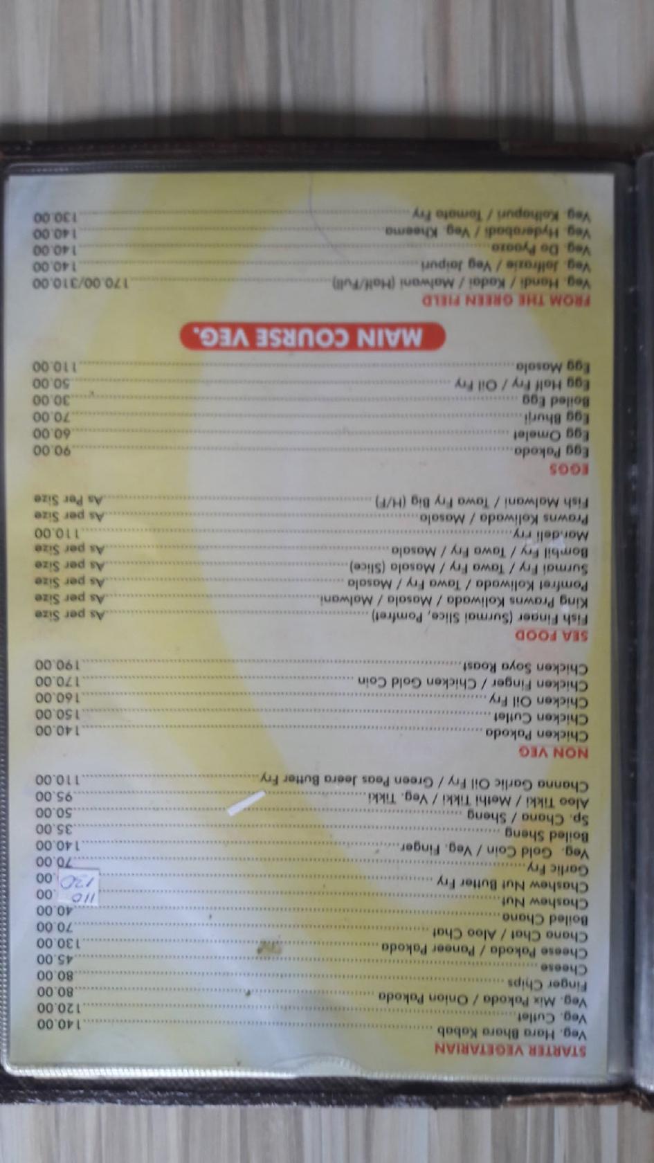 Magnum menu