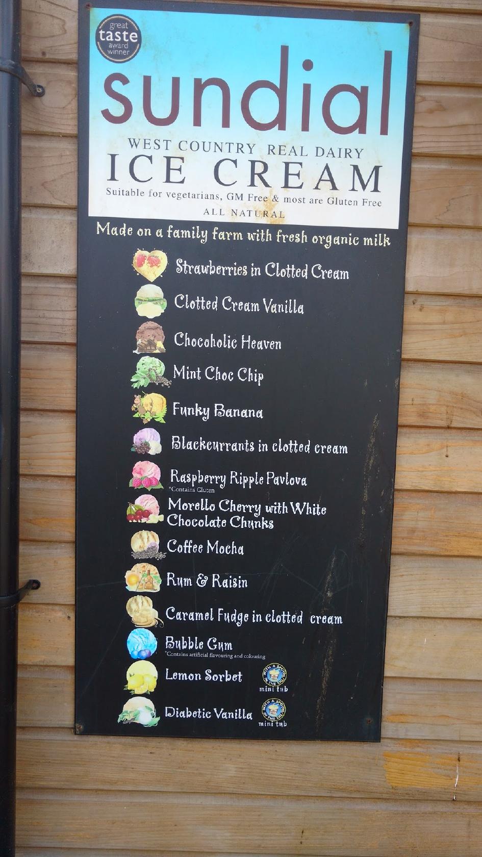 Menu at The Sundial cafe, Sandown