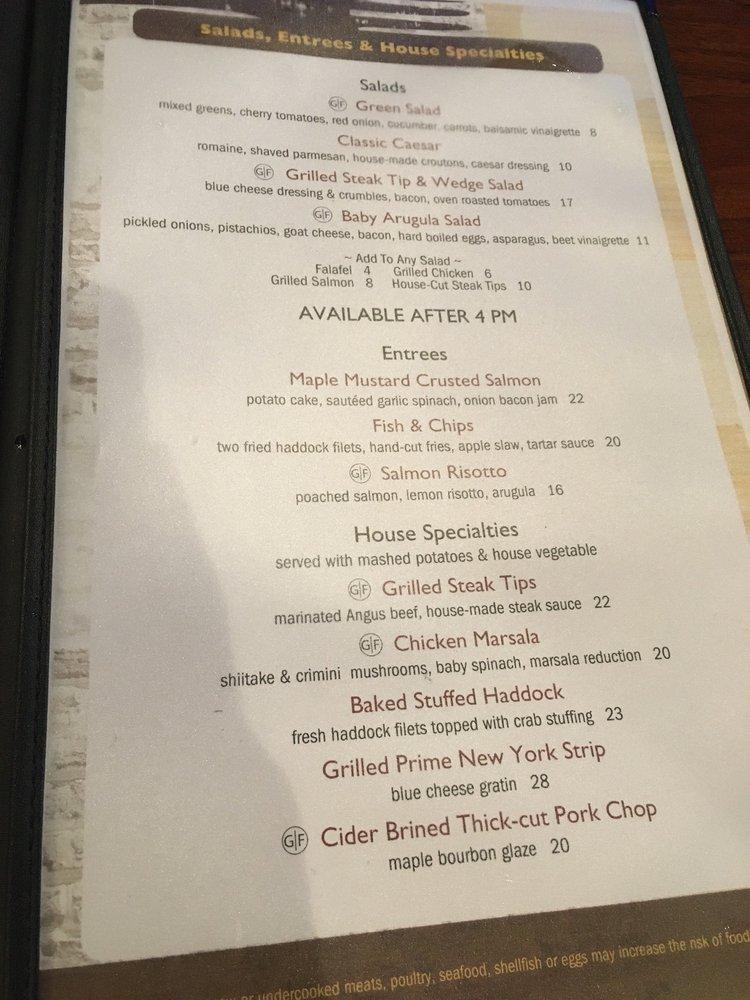 River Tap And Grill Menu