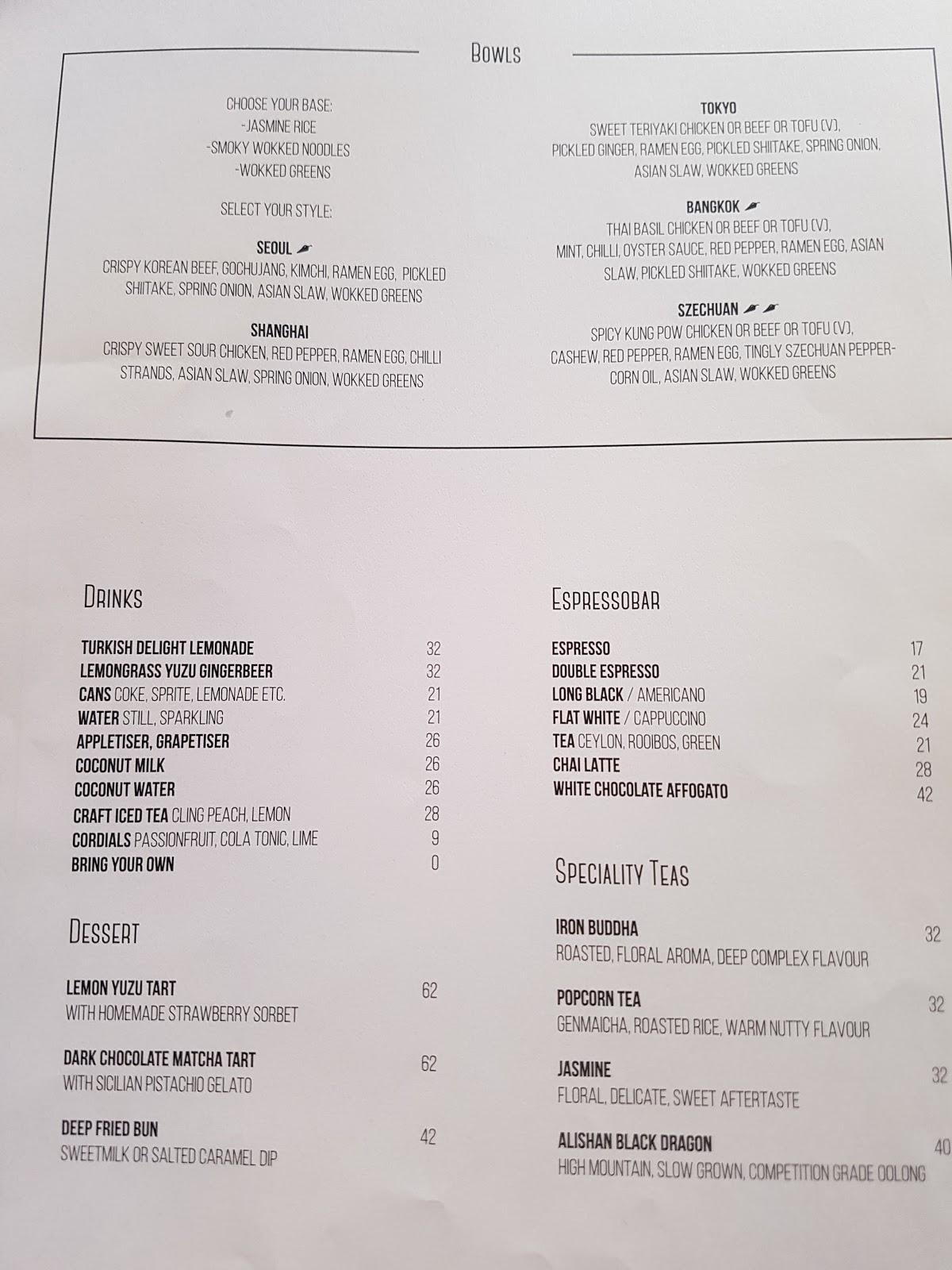 Menu At Momo Soko Restaurant, Johannesburg, 198 Oxford Rd