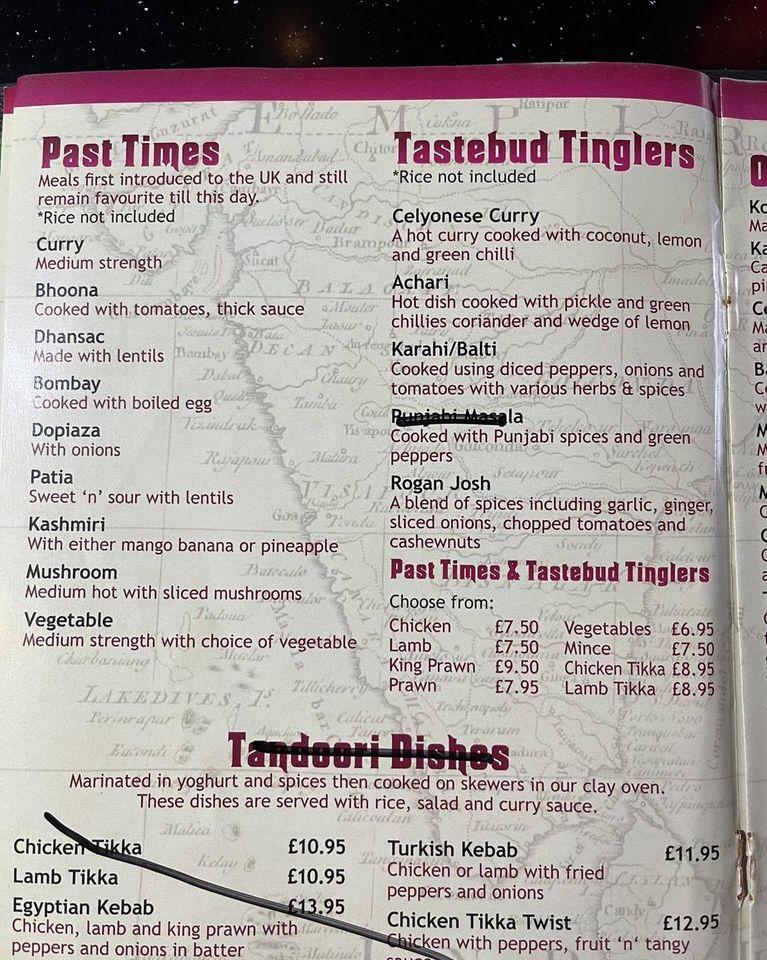 Taj Mahal Biggar - ••••••• UPDATED MENU ••••••• Menu has been