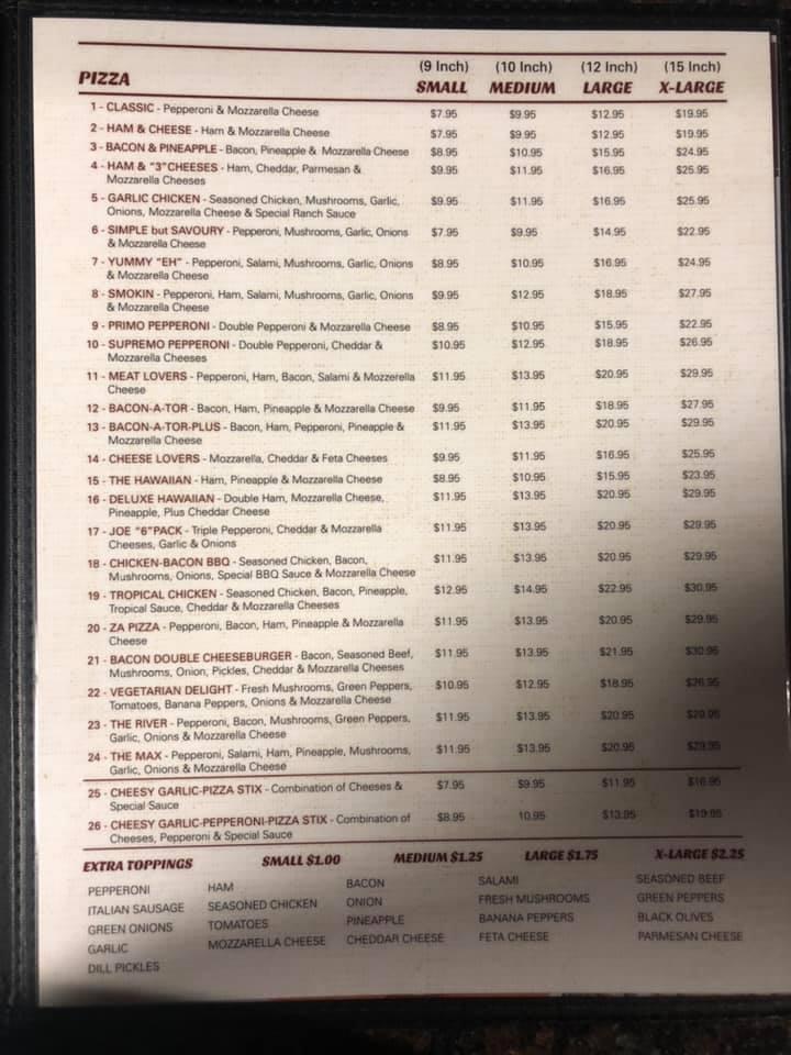 Menu at Chicken Delight | Nipawin restaurant, Nipawin