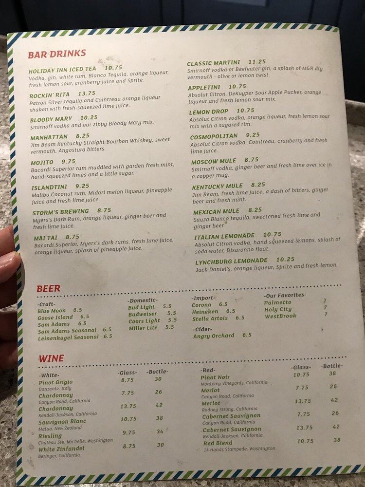 Menu at The Meeting Room Restaurant & Tapas Bar, Charleston