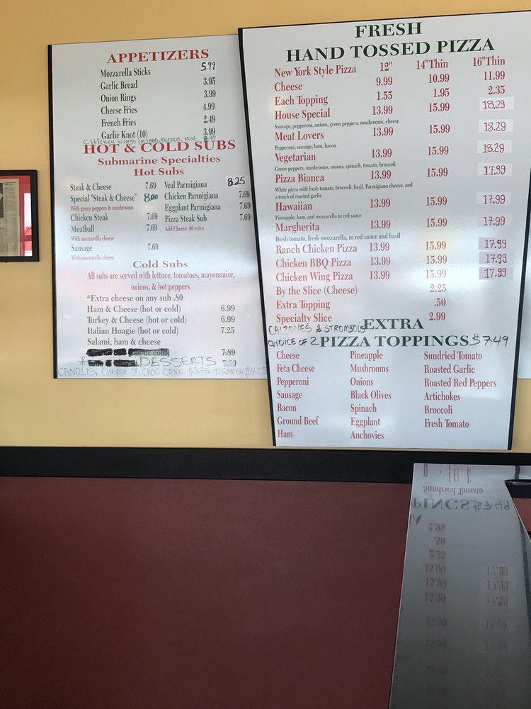 Menu at La Delizia Pizza pizzeria, Leavells