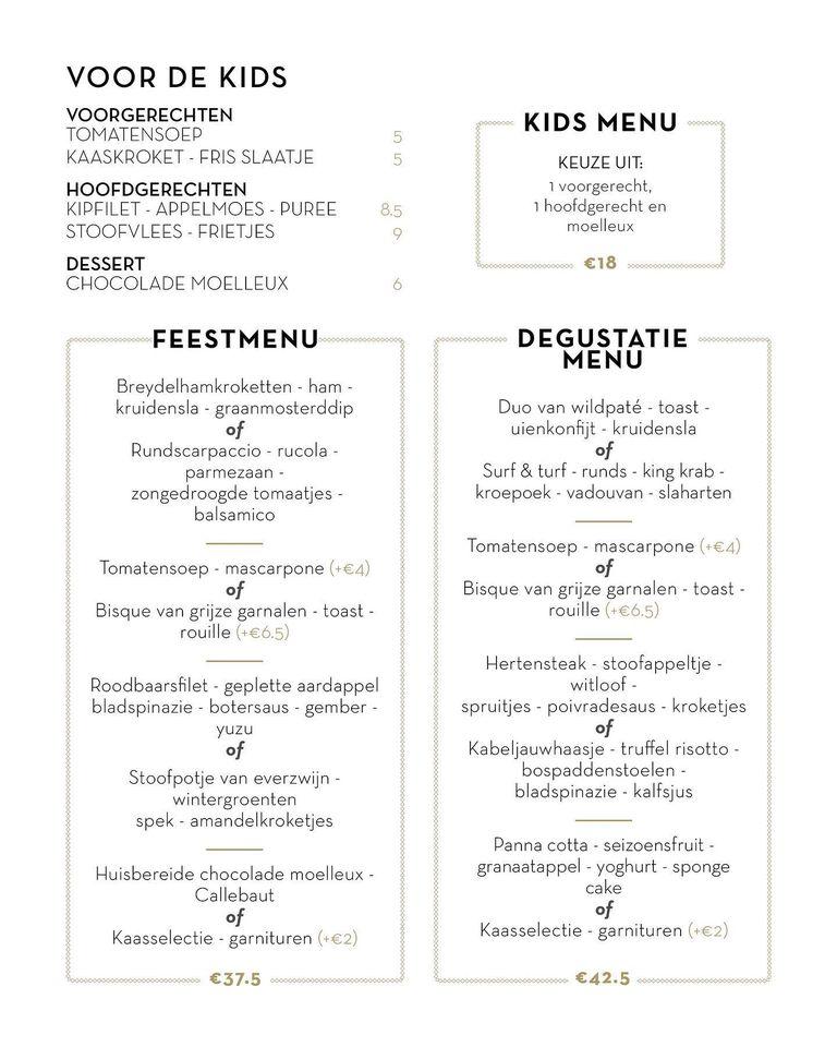 Menu de Iverans