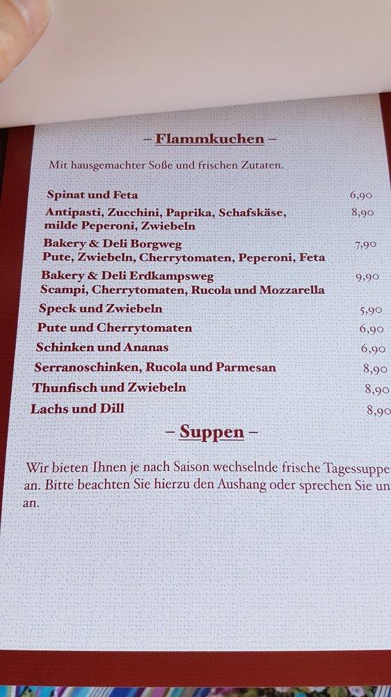 Speisekarte von Bakery & Deli, Hamburg, Erdkampsweg 51