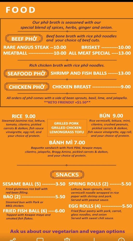 Menu at Poppy Kitchen restaurant, National City