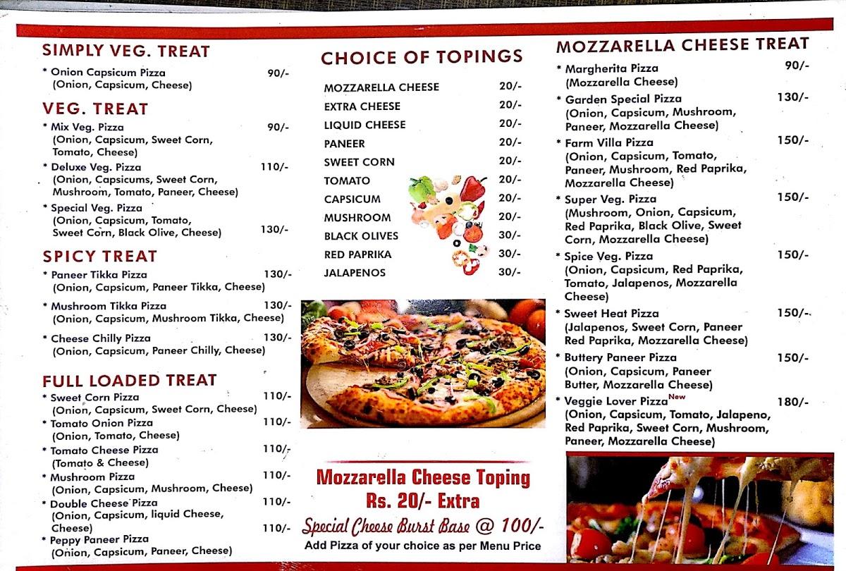 Menu at Italian Pizza, Chandigarh