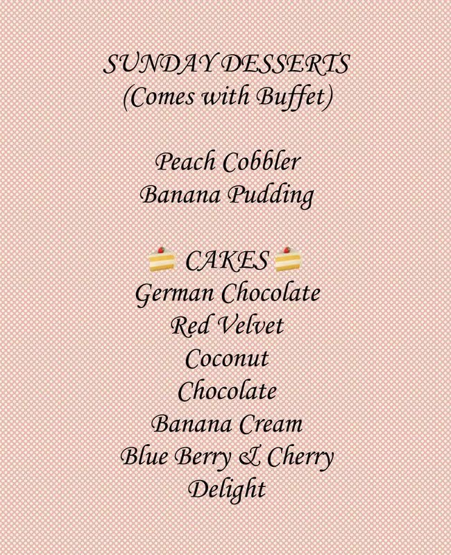 Menu at Street's Seafood Restaurant, Bay