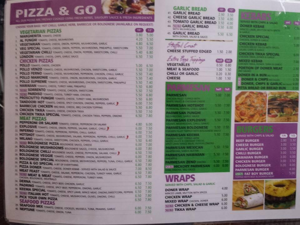 Menu at North East pizza pizzeria, Newton Aycliffe