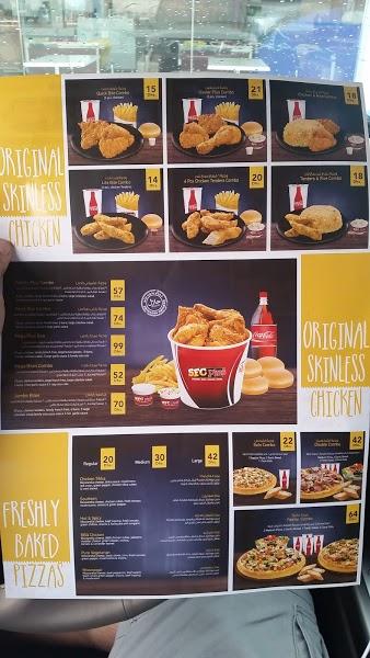 Menu at SFC Plus - Southern Fried Chicken restaurant, Ruwais