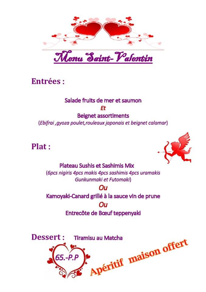 Menu de Sakura