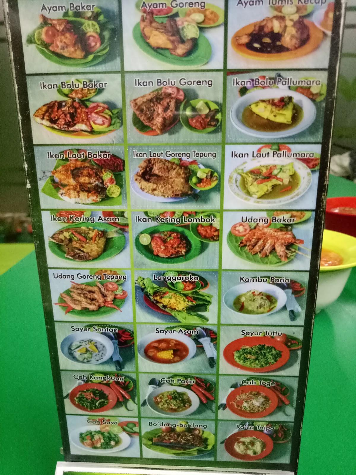 Menu at Madaeng Grilled Chicken restaurant, Makassar