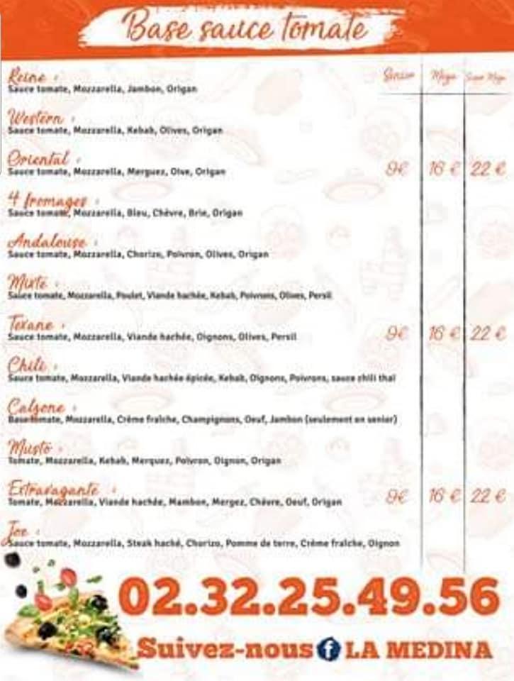 Menu at T'wich pizza fast food, ValdeReuil