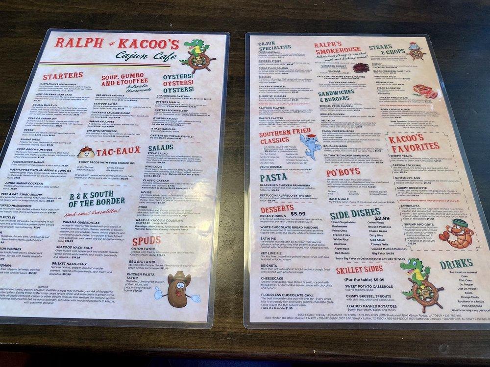 menu-at-ralph-kacoo-s-restaurant-beaumont