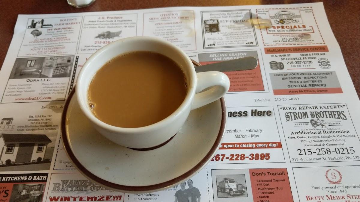 Menu at Roy Ann Diner restaurant, Sellersville, Bethlehem Pike