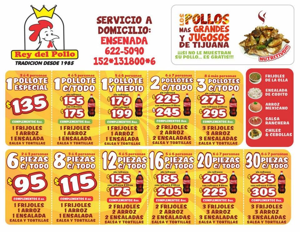 Rey del Pollo Suc. Bellas Artes restaurant, Tijuana, Blvd. de las Bellas  Artes 19422 - Restaurant reviews