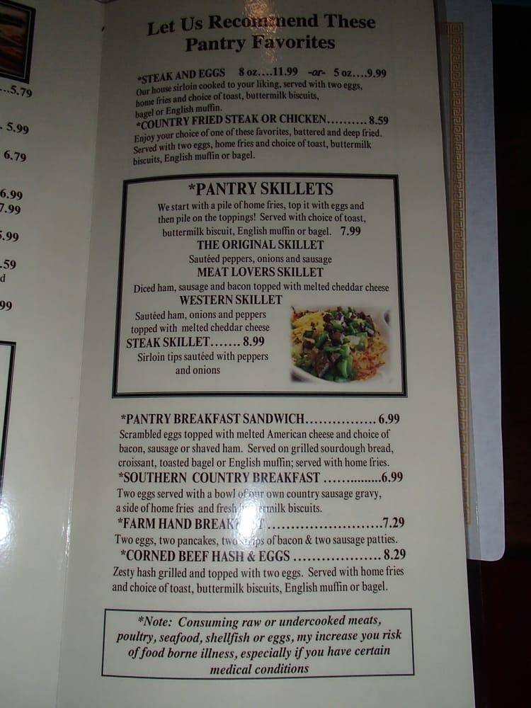 Menu at Dutch Pantry Family Restaurant, Clearfield
