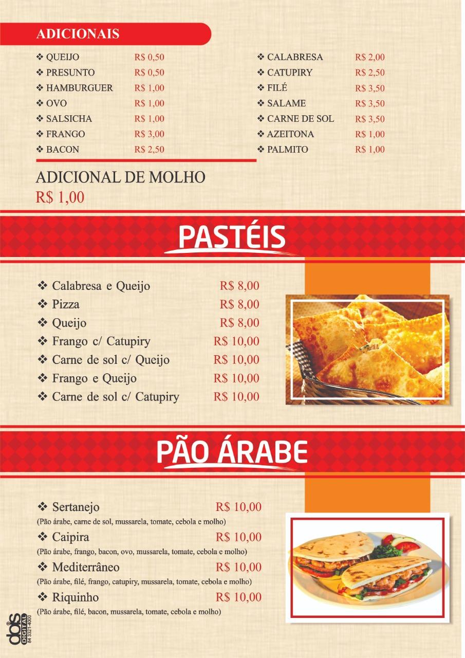 Menu At Point Do Espeto Pub Bar Mossor