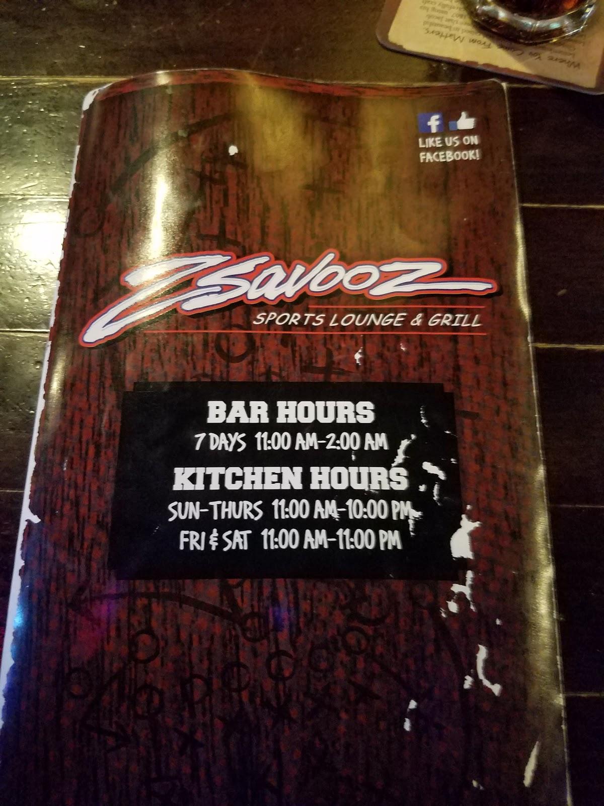 Zsavooz Sports Lounge and Grill