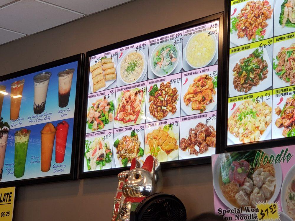 Menu at Asian Mix fast food, Honolulu, 1234 S Beretania St.