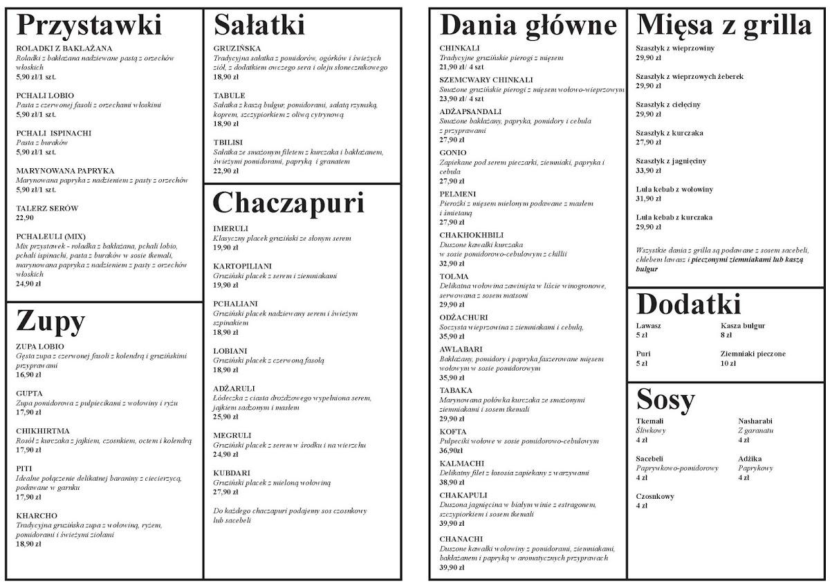 Menu at DARK KITCHEN pierwsza w Polsce multikuchnia restaurant, Warsaw