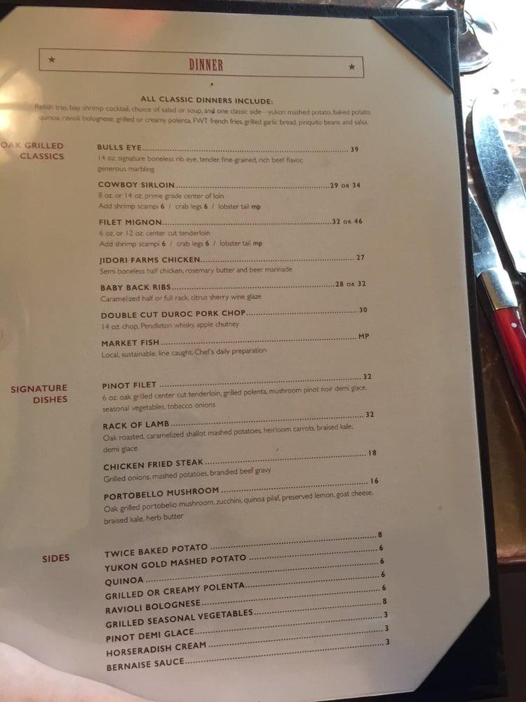 Menu at Far Western Tavern pub & bar, Orcutt