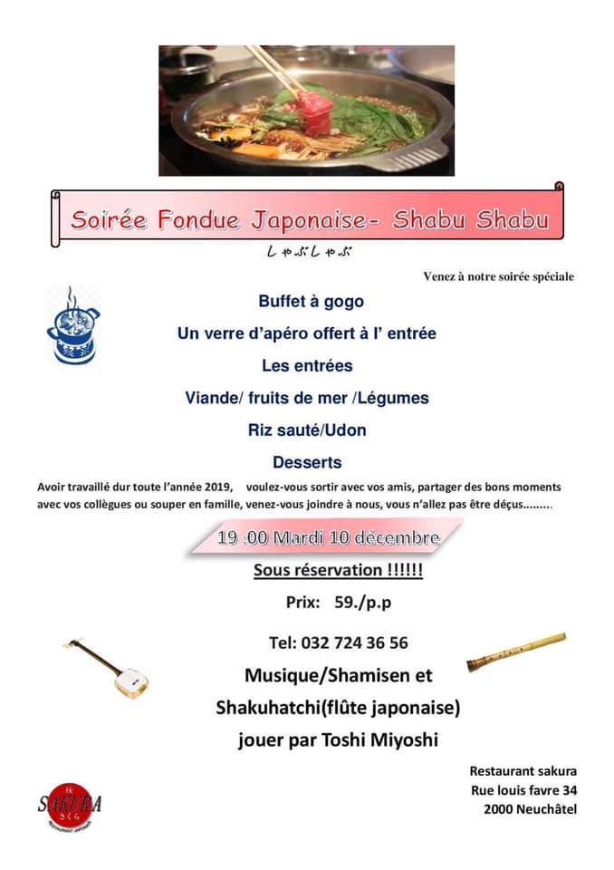Menu de Sakura