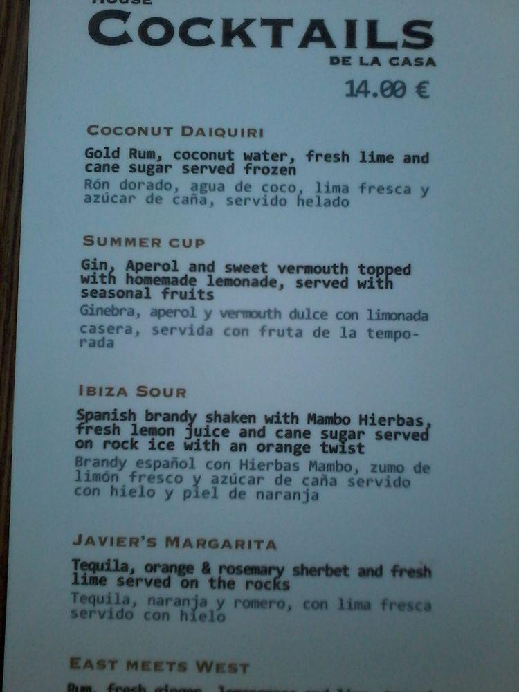 Menu At Cala Gracioneta Restaurant Sant Antoni De Portmany menu-at-cala-gracioneta-restaurant-sant-antoni-de-portmany