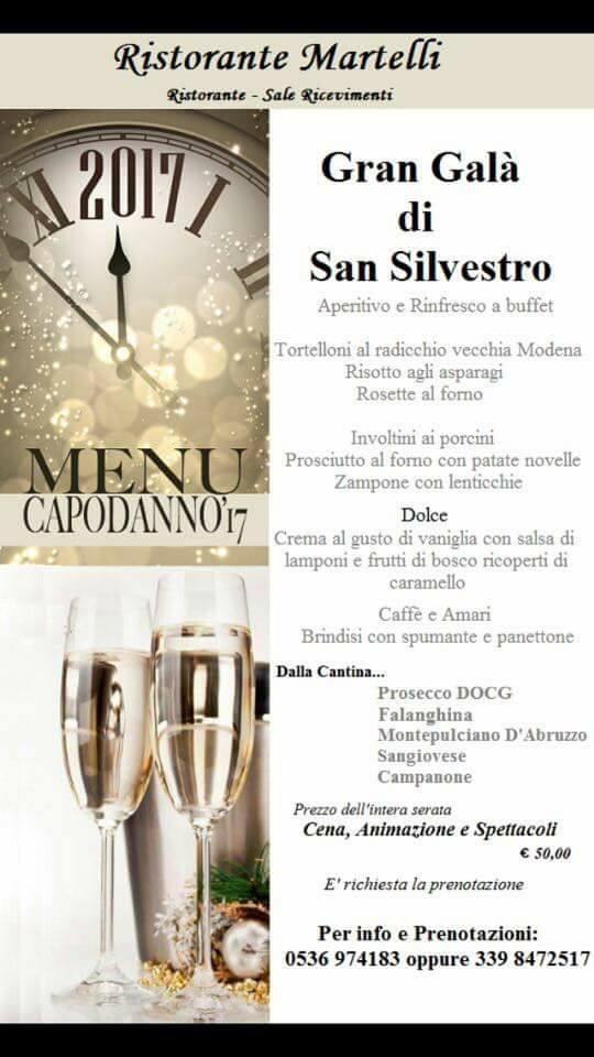 Menu at Ristorante Martelli,