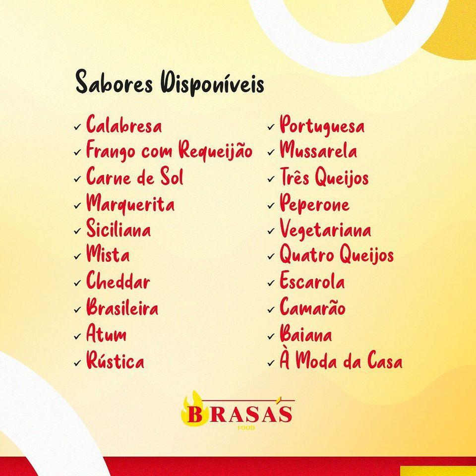 Brasa's Food cardápio