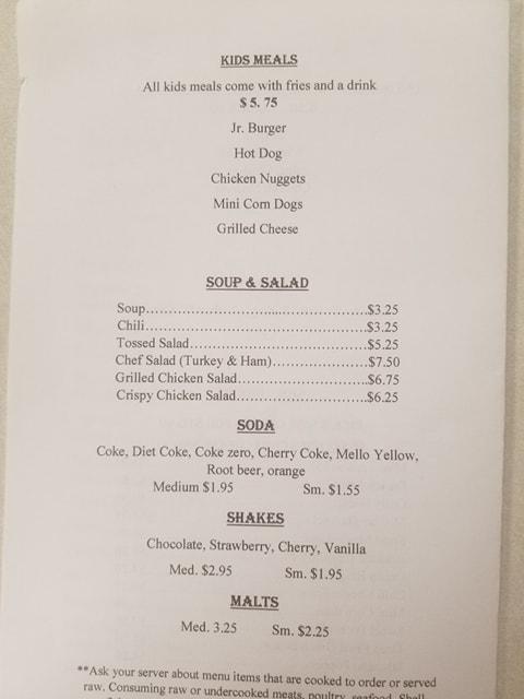 Menu At Clyde s Of Kinross Restaurant Kinross Charter Township