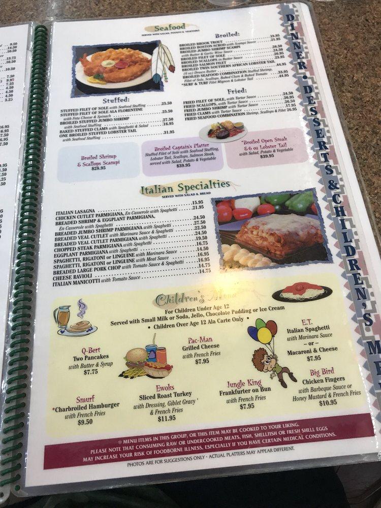 Menu at Oconee East Diner restaurant, Islip