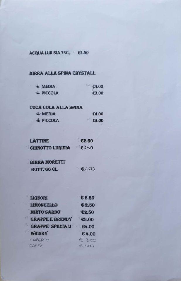 Menu at Pizzeria "Don Alfò", Mondovì
