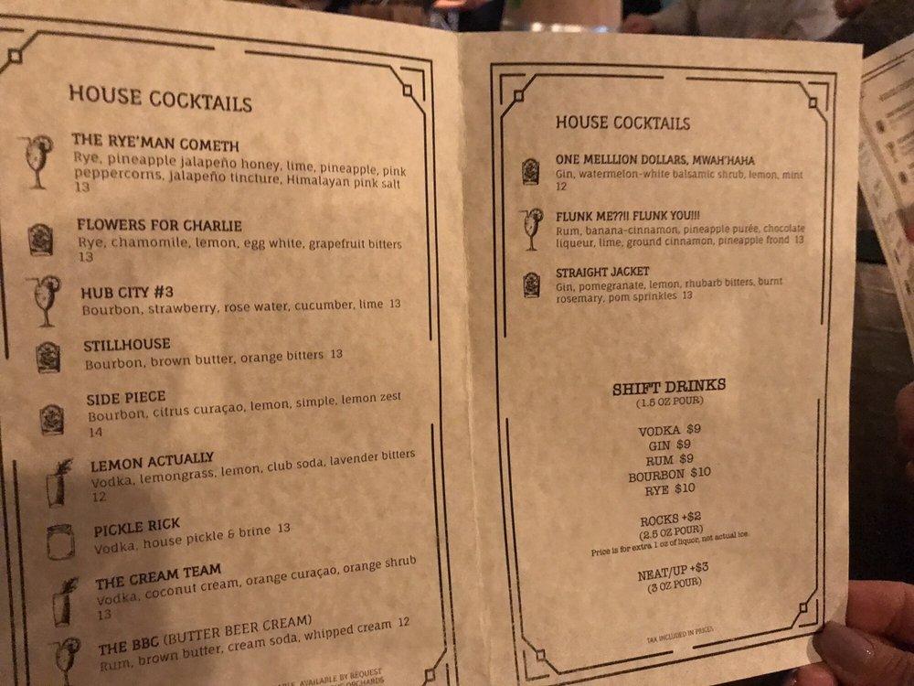 Menu at Colts Neck StillHouse pub & bar, USA