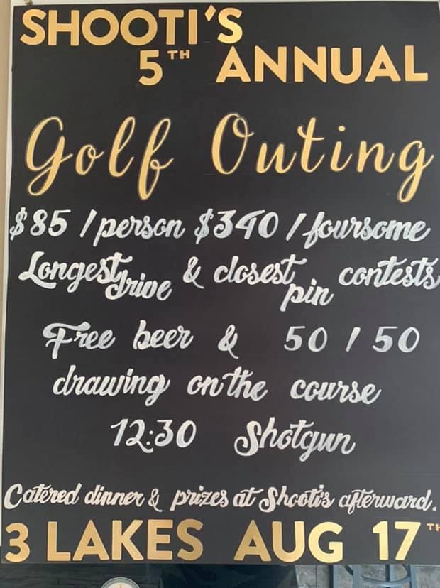 Menu at Shooti's Bar and Grille, Plum