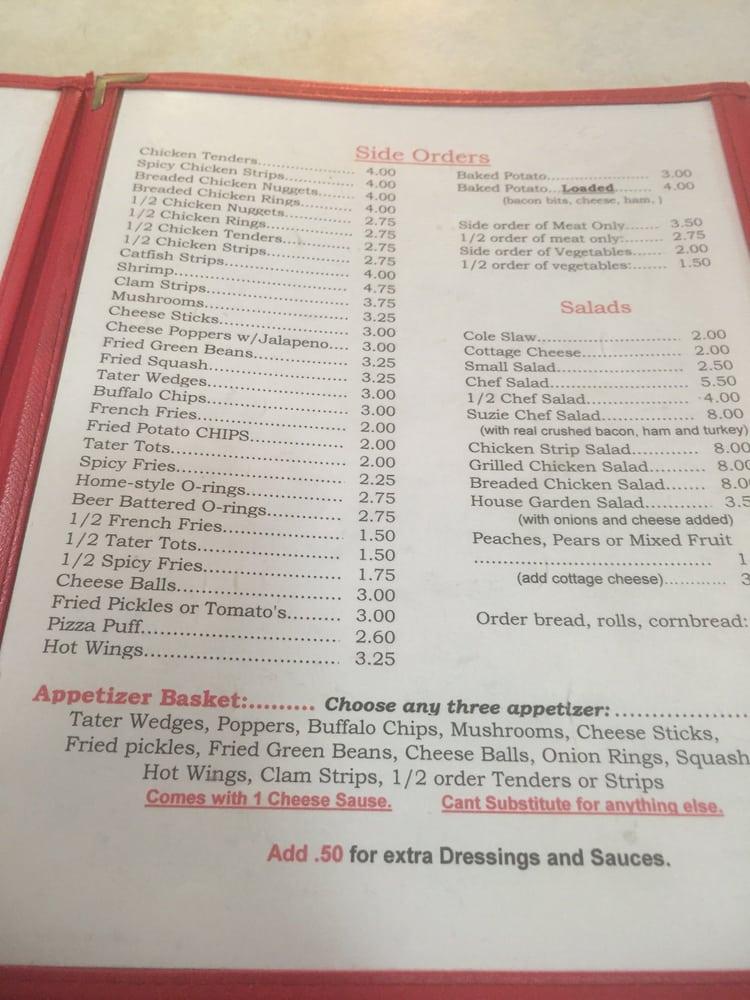 Menu at Dinner Diner restaurant, Fordsville