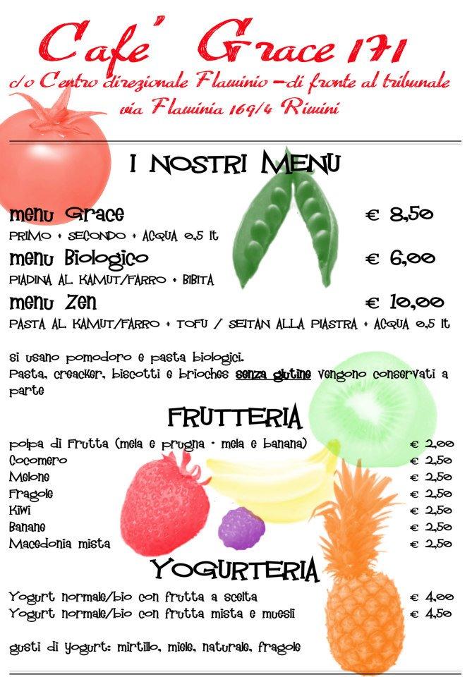 Menu di Grace Cafè 171 
