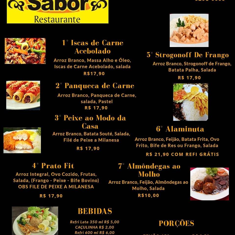 Comidaria Armazém cardápio