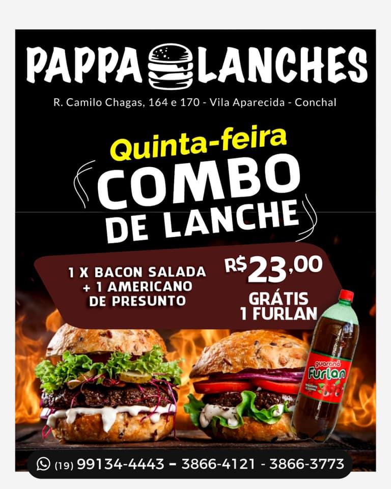 Pappa Pizza E Lanches Conchal Carta