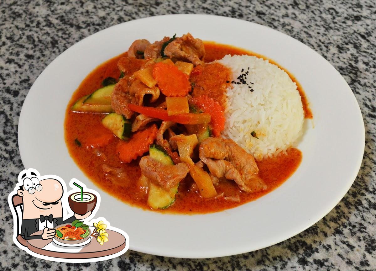 Légumes au curry rouge - Manira Wokshop