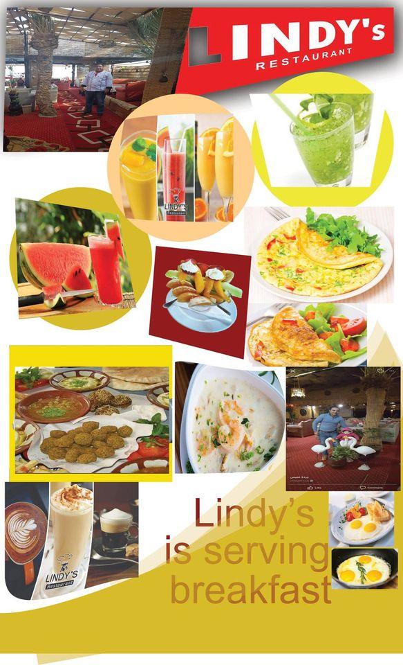 Menu at Lindy's Dahab Restaurant, Dahab