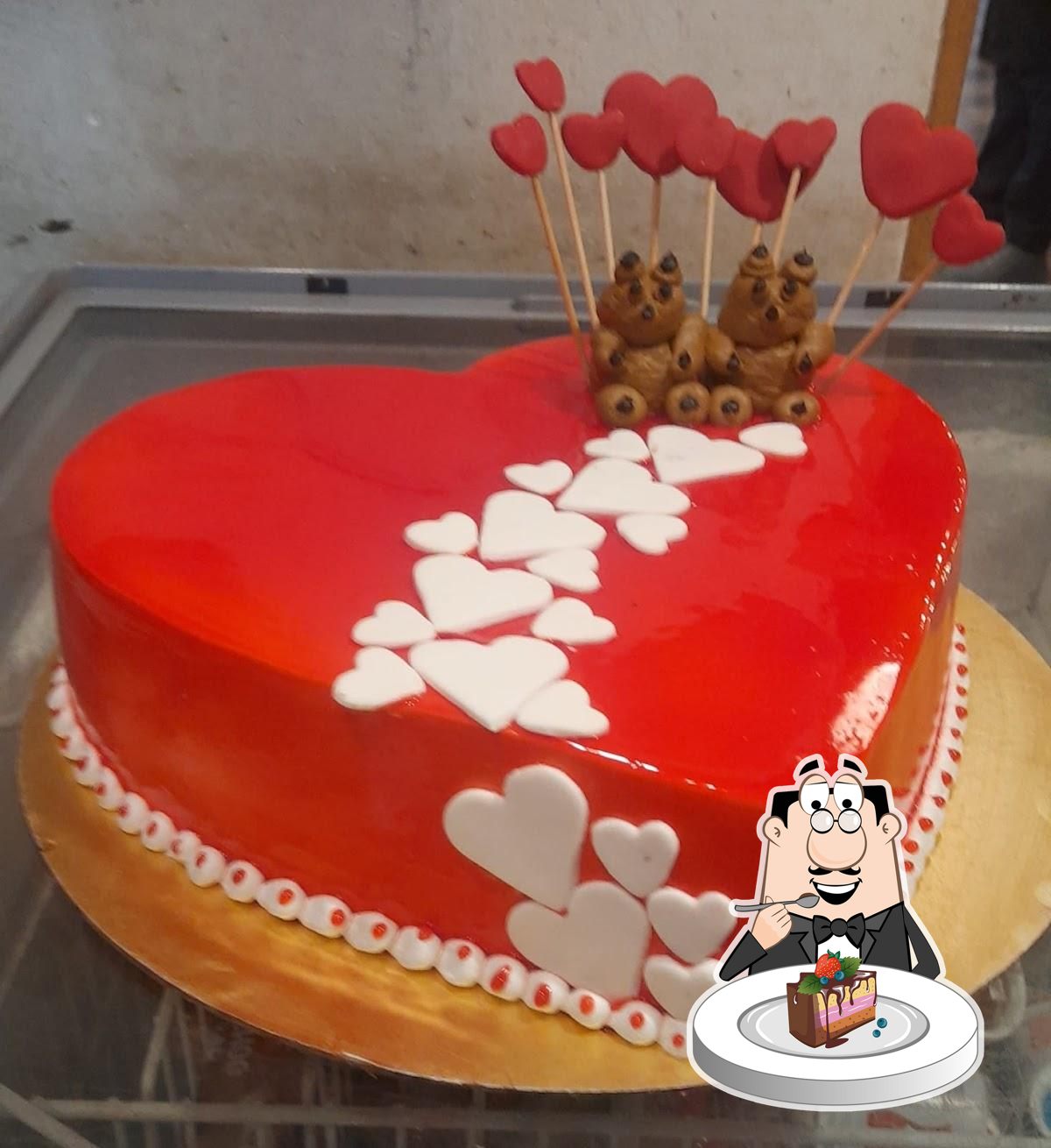 Heart Shape Wedding Cake at Rs 400/piece | Hyderabad | ID: 19503813762