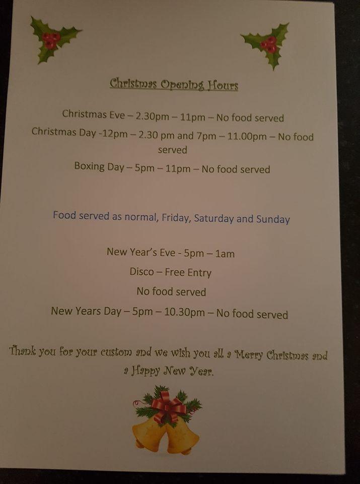 Menu at Corner House Hotel pub & bar, Leeming Bar